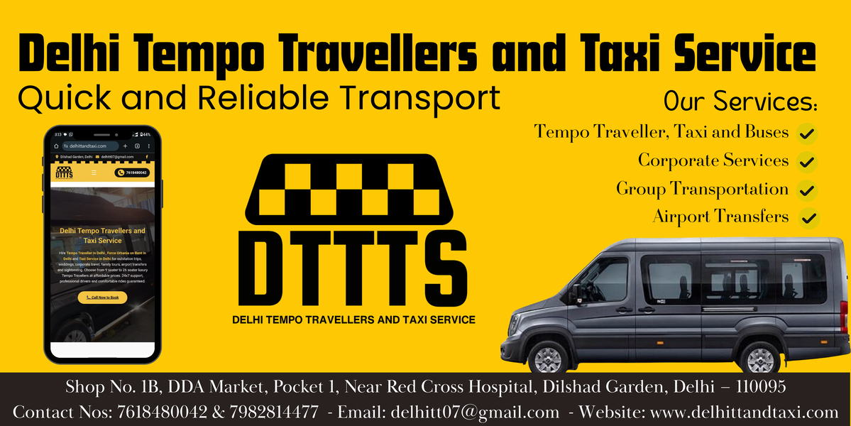 Cover photo of Delhi Tempo Traveller and Taxi Service